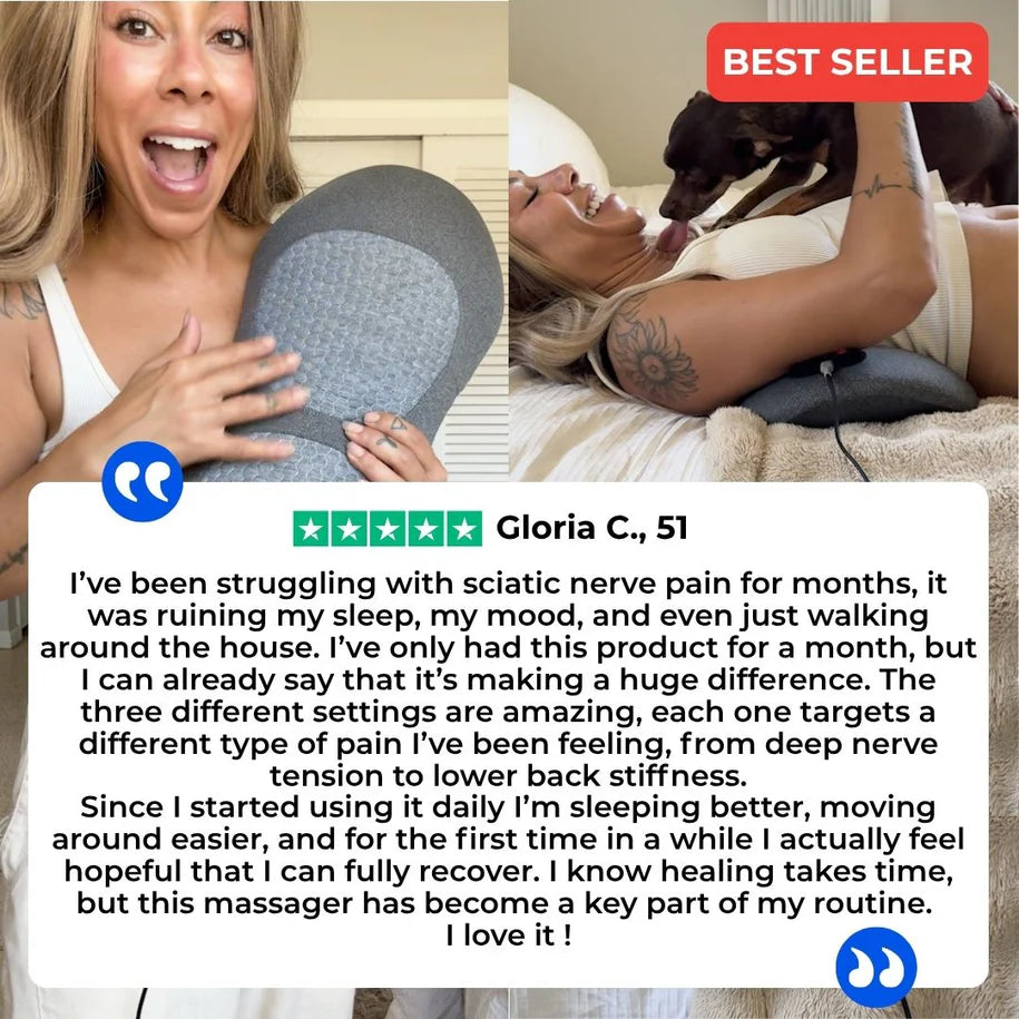 Wazzaz™ Triple Fusion Pillow for Back Pain Relief